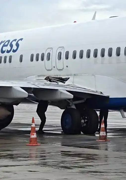 Antalya Havalimanı'nda Korkutan Uçak Kazası 5